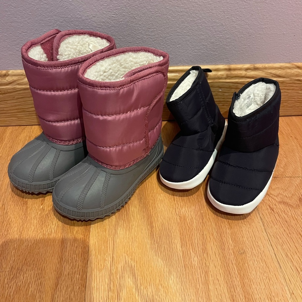 Old Navy toddler boots lot of 2 pairs size 12.5 New